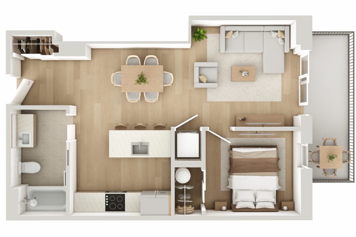 Des logements lumineux et bien situés
